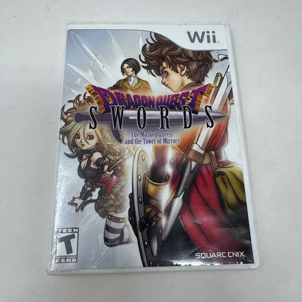 Dragon Quest Swords The Masked Queen and the Tower of Mirrors Nintendo Wii CIB